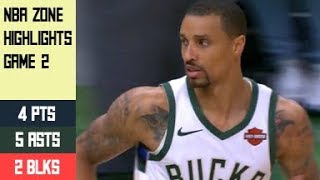 George Hill Highlights vs Pistons FRG2 - 4 Pts, 5 Asts, 2 Blks (17.04.19)