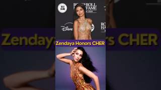 Zendaya Honors CHER with sparkling Gold Gown at 2024 Rock & Roll Hall of Fame Induction Ceremony