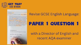 AQA English Language GCSE Revision: Paper 1 Q1 (Number 1)