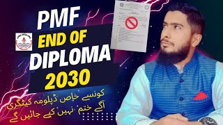 PMF End Of Diploma 2030 | Allied Health Professionals News | Punjab Medical Faculty | Pmf Diploma