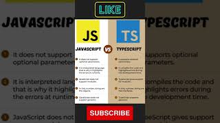 JAVASCRIPT VS TYPESCRIPT #shorts #servicenow