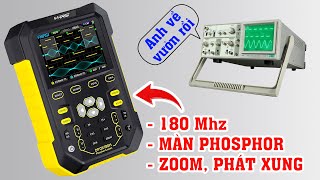 Máy hiện sóng cũ có thể nghỉ hưu khi Oscilloscope Fnirsi DPOX180H đã ra đời. Màn hình Phosphor là gì