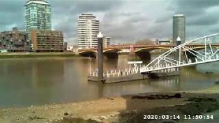 Timelapse of Thames at Vauxhall Bridge