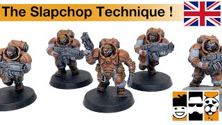 🇬🇧 The Slapchop Technique :  Easy Way to paint quickly your miniatures ( Warhammer / Boardgame )