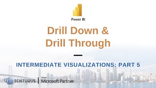 Power BI: Drill Up & Through a Visual (5 of 16)