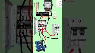 Automatic wiring of both generator and electricity 👍 #electrical #electrian #boardwiring #electrial