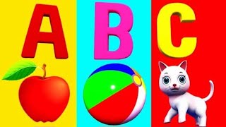 A for apple B for ball abc song  | abc alphabet song  | abc video