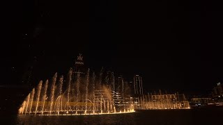 The Dubai Fountain - Time To Say Goodbye (Low Power)