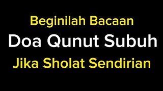 Qunut Subuh