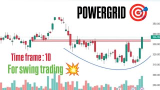 POWERGRID CORP. LTD 💥swing trading stock🔥1Day timeframe🔴 #stockstobuy #trading