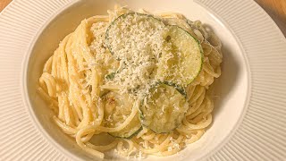 Cheesy Zucchini Pasta - Simple & Tasty