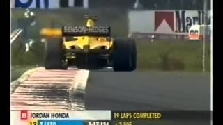 F1 Hungary 2002 FP4   Guess whos drifting