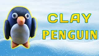 How to make Clay penguin 🐧|| Easy step by step tutorial ✨