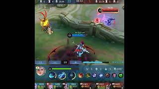 SILVANNA DELETE THE ENEMY !! SILBANNA BEST BUILD 2023 | SILVANNA MLBB #shorts