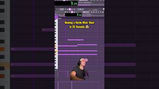 He Made A CRAZY HARD Beat in 35 Seconds!? 🤯  #musicproduction #producer #flstudio