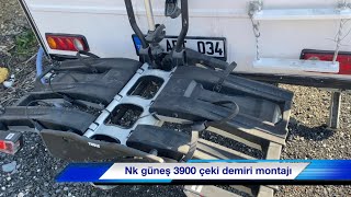 Nk güneş 3900 karavan çeki demiri montajı