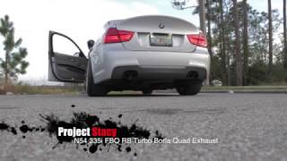 BMW 335i N54 Catless Borla Exhaust Rev & Burble