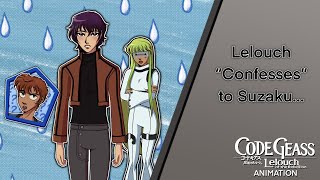 Lelouch “Confesses” to Suzaku 💀 - Code Geass Animation