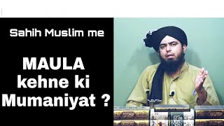 Sahih Muslim ki Hadees me MAULA kehne ki Mumaniyat ? | Engineer Muhammad Ali Mirza| EMAM