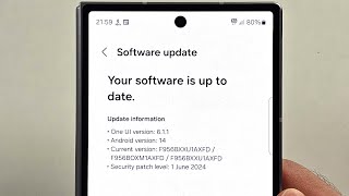 How To Update Samsung Galaxy Z Fold 6 Software