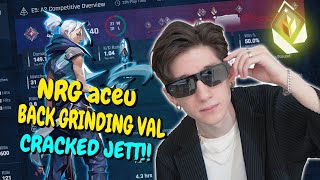 NRG aceu is BACK and DESTROYING NA RADIANT on Jett?!?! *Crazy Sheriff Aim*