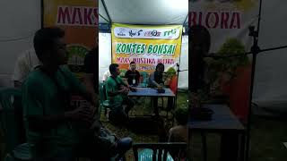 Edukasi Bonsai oleh Trainer Sismanto Pati