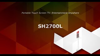 Portable Touch Screen TV: Entertainment Anywhere SH2700L