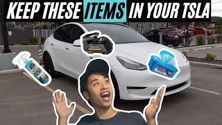 7 items that stay in your Tesla