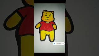 How to draw a Winnie the pooh, Cute winnie#drawing #art #shorts