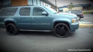 2011 Chevy Suburban 24" Kronik Zeros On 305/35/24 Lexani Tires Rimtyme Richmond VA