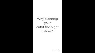 Why planning your outfit the night before! #Shorts