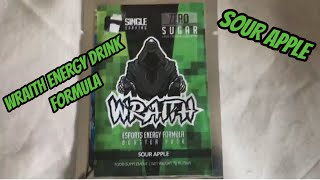 Wraith Energy Review! Sour Apple Flavour. Energy Drink Formula