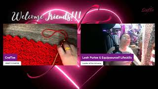 CROCHET AND CHITCHAT LIVE || CRAFT WITH ME