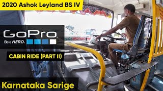 KSRTC Karnataka Sarige Cabin Ride - Part 2 | Ashok Leyland BS IV | Hassan to Mysore