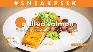 Grilled Salmon with Baby Potatoes and Broccoli Pesto | Chef Ryan Zellner | Sneak Peek