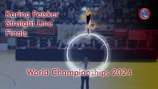 Karina Peisker World Championships 2024 in Gymwheel Woman Straight Line Finals 5th Place