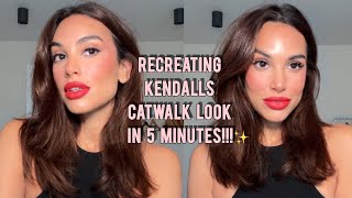 AD Recreating Kendalls catwalk look from Paris Fashion week @lorealparisuk ✨❤️