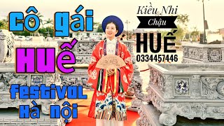 Kiều nhi chậu Huế tại festival Hà Nội