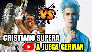 Asi fue el MOMENTO JUSTO que CRISTIANO RONALDO SUPERÓ a JUEGA GERMAN EN SUSCRIPTORES de YouTube✅