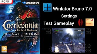 Winlator Bruno 7.0 gameplay Castlevania Lords Of Shadows 1 Test Red Magic 6 Pro SD888