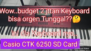 Keyboard Casio CTK 6250 Second low budget 2 jtaan bisa buat Panggung Orgen Ready stok APM MUSIK