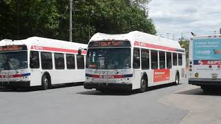 SEPTA - 2010 New Flyer DE40LFR #8350 Departing from 69th Street Terminal