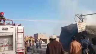 FIRE EMERGENCY IN RESTAURANT DEALT BY RESCUE 1122 KHYBER TRAM SUCCESSFULLY