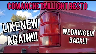 How to Restore Your Tail Lights! Jeep Comanche Edition!  4k!