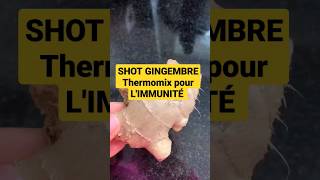 Shot GINGEMBRE en Thermomix pour booster l'immunité #gingembre #thermomix #naturopathie #nutrition