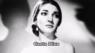 Casta Diva - Maria Callas - Bellini - (Subtitles: Italian and English)