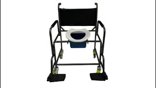 Silla de ruedas sanitaria- silla Pato para personas de hasta 130 kg.