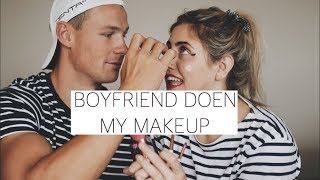 Boyfriend doen my makeup