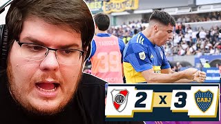 CASIMIRO REAGE A BOCA JUNIORS 3X2 RIVER PLATE #casimiro