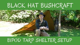 How to Set a Tarp Shelter Without Trees: Freestanding Plow Point